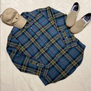 Polo Ralph Lauren Tartan Plaid Oxford Sport Shirt
